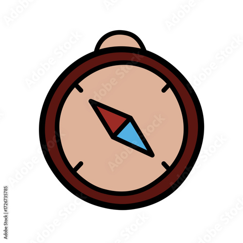 Compass Outline Navigation Direction Explore