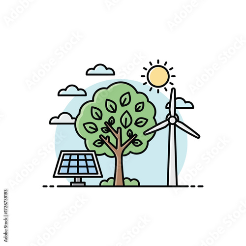 Eco-Friendly Energy Sources Solar, Wind, and Green Living