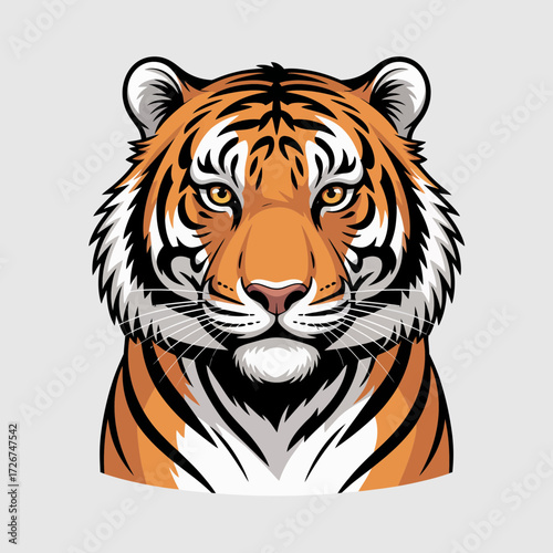 tiger head vector