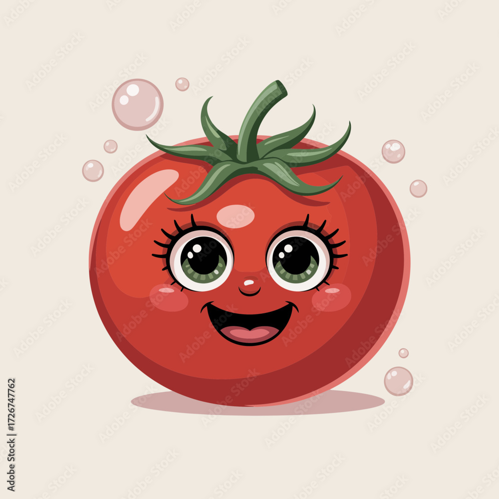 Obraz premium funny tomato cartoon