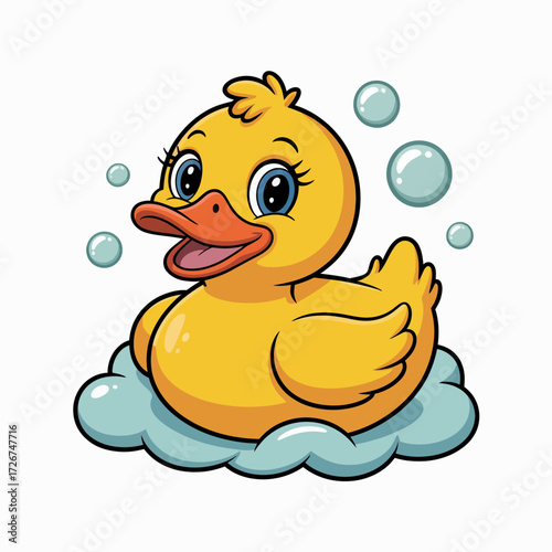 rubber duck in water