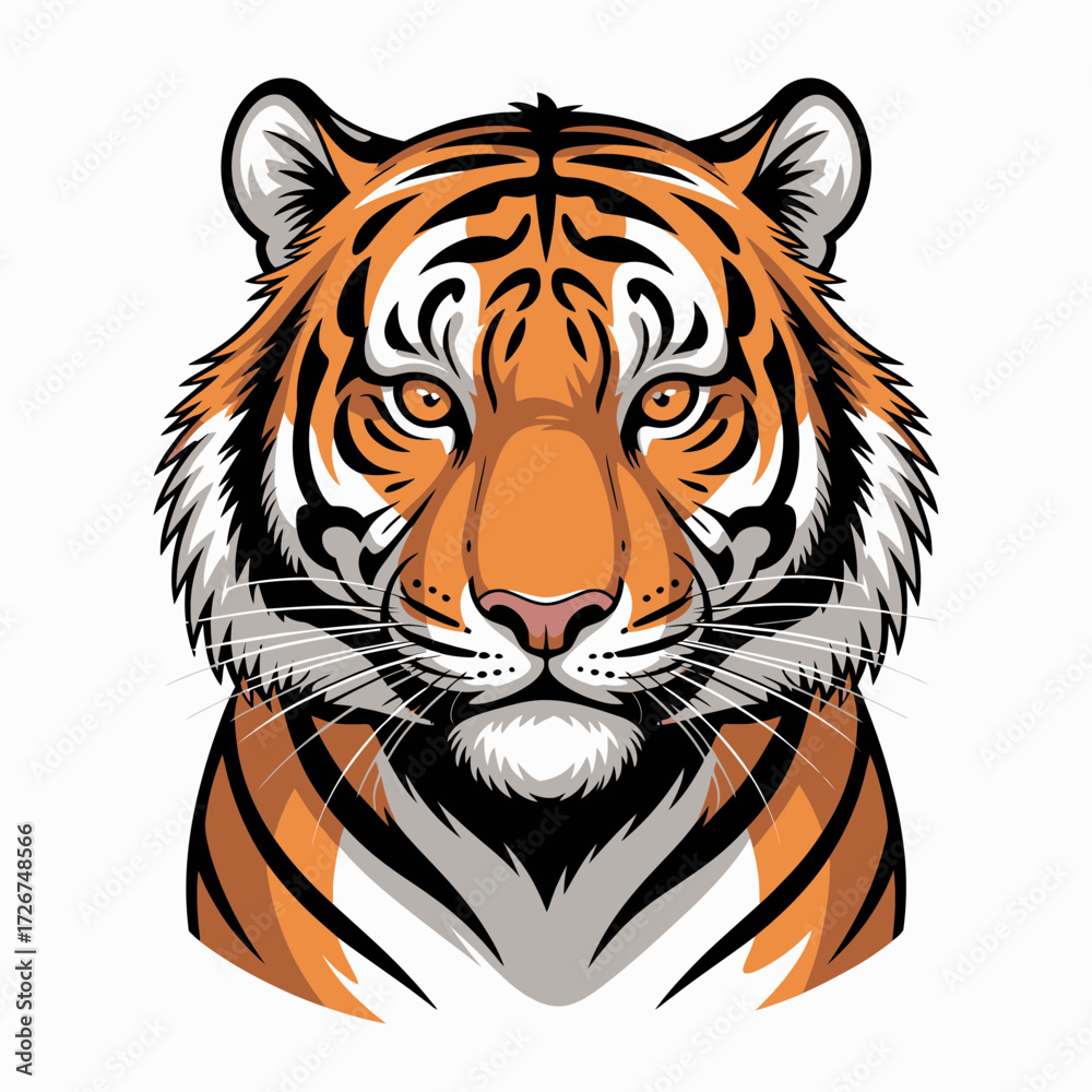 Fototapeta premium tiger vector illustration