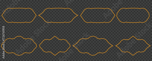 Beautiful Islamic Name Border Banner Design