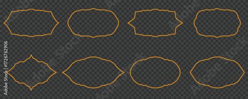 Beautiful Islamic Name Border Banner Design