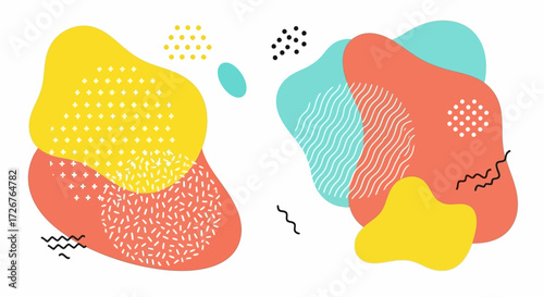 red and yellow foot prints