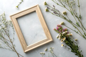 photo frame on AI Generated