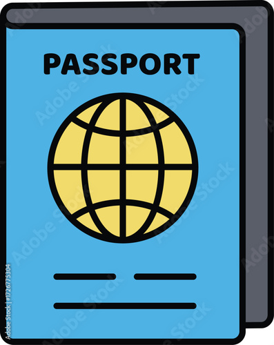 Aviation Vector Icon Set – Air Travel, Airport Services, and Flight Safety Elements
