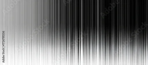 Obraz  z motywem Abstract grayscale vertical lines with a gradient (1)