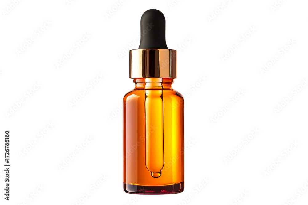 Fototapeta premium Anti-aging vitamin C serum isolated on transparent background