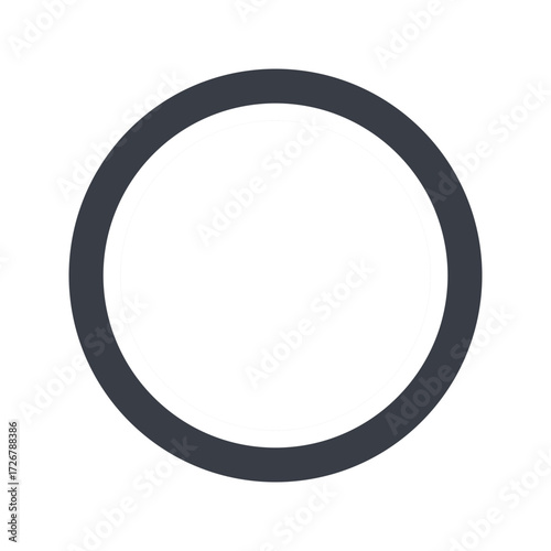 black and white round swipe scroll dot