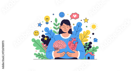 Nurturing Inner Harmony A Concept of Mental and Emotional Balance for Well-being and Self-Care Journey