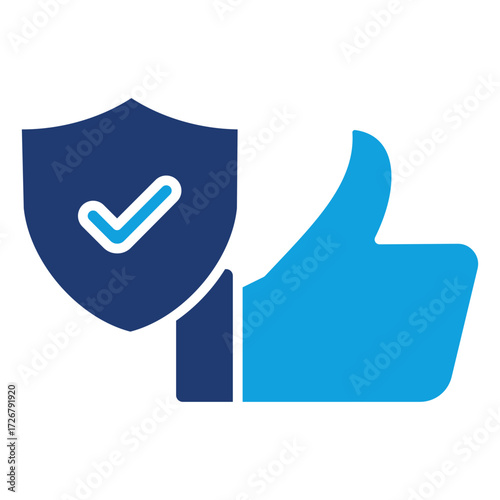 Reliability Flat Blue Icon