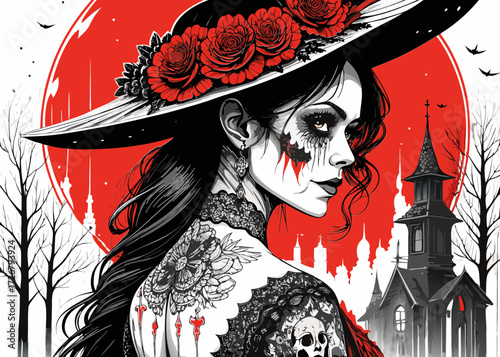 Lanotte di Halloween con streghe e fantasmi 002