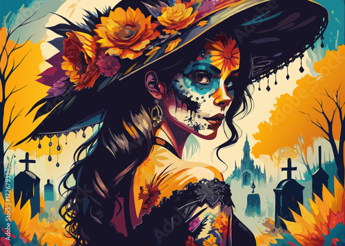 Lanotte di Halloween con streghe e fantasmi 001