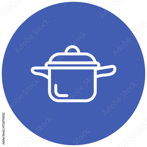 Pot line icon style