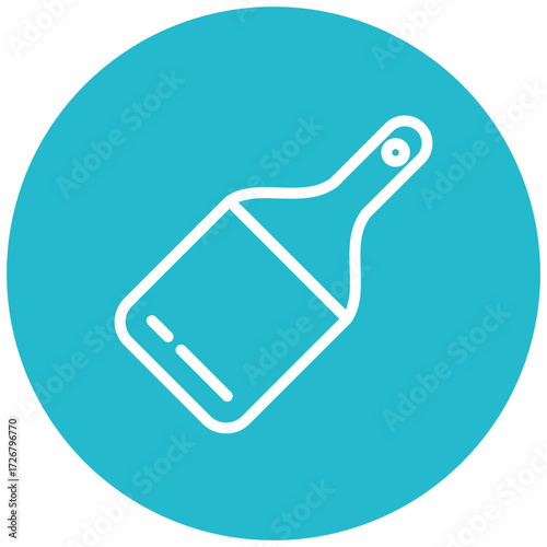 Cutting Board line icon style