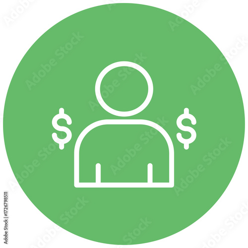 Criminal Line Icon Style