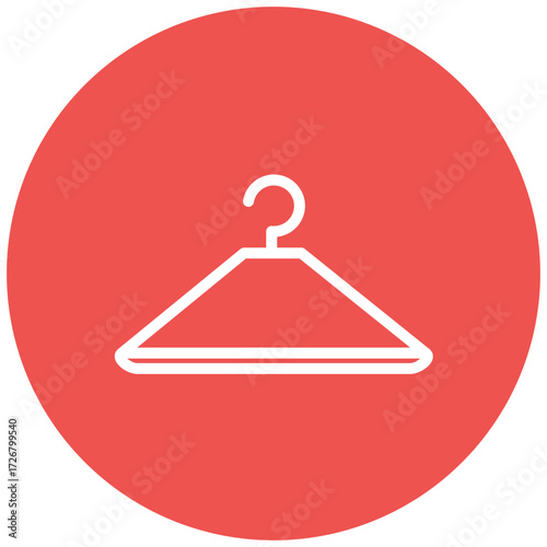 Coat Hanger Line Icon Style