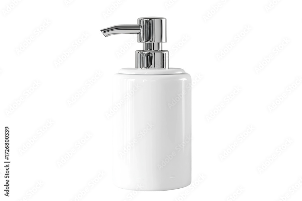 Obraz premium Hands-Free Soap Dispenser Isolated on Transparent Background
