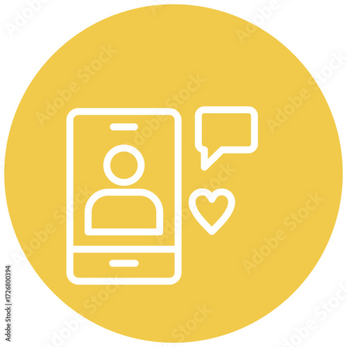 User Engagement Line Icon Style
