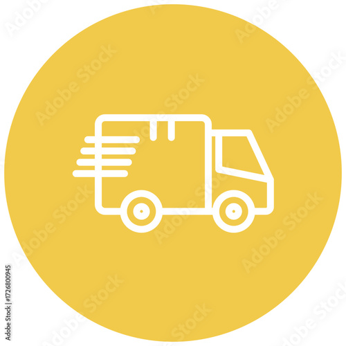 Delivery Line Icon Style
