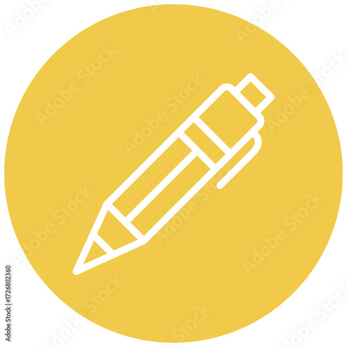 Pen Line Icon Style