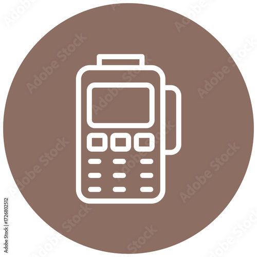 Pos Terminal Line Icon Style