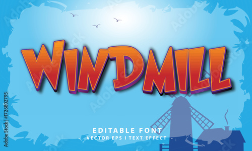 Cool Cartoon Iceberg Text Effect for Creative Design