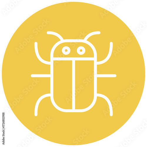 Bug Line Icon Style