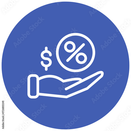 Loan Line Icon Style
