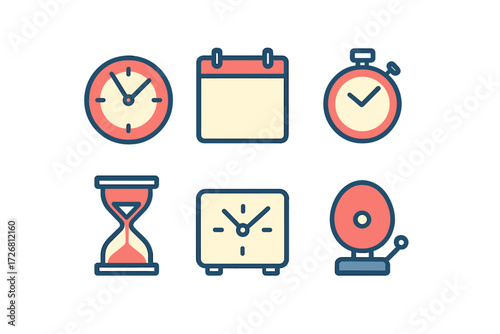 Timekeeping devices showcase various styles and functions for tracking hours, events, and activities throughout the day
