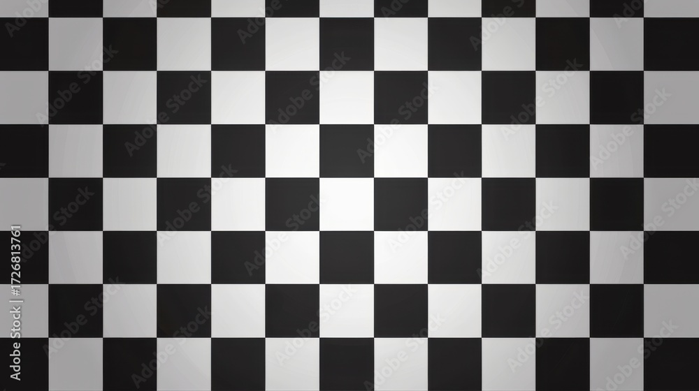 Fototapeta premium Seamless Checkered Textures: Black/Red Checkerboard Fabrics, Tile Floor Patterns & Tablecloth Backdrops