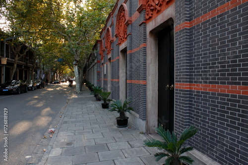 Canvas Print Urban scenery of Xintiandi, Shanghai, China