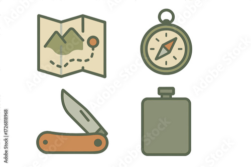 Outdoor adventure essentials for navigation and exploration in nature