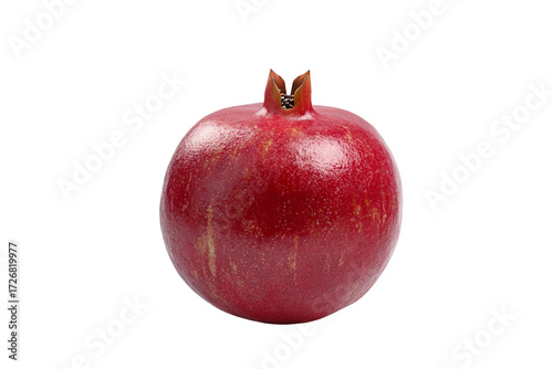 Fresh pomegranate isolated on transparent background