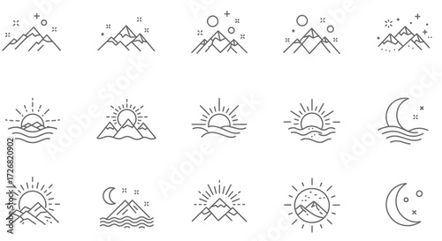 Cartoon santa claus head with red hat and white beard on a white background illustration