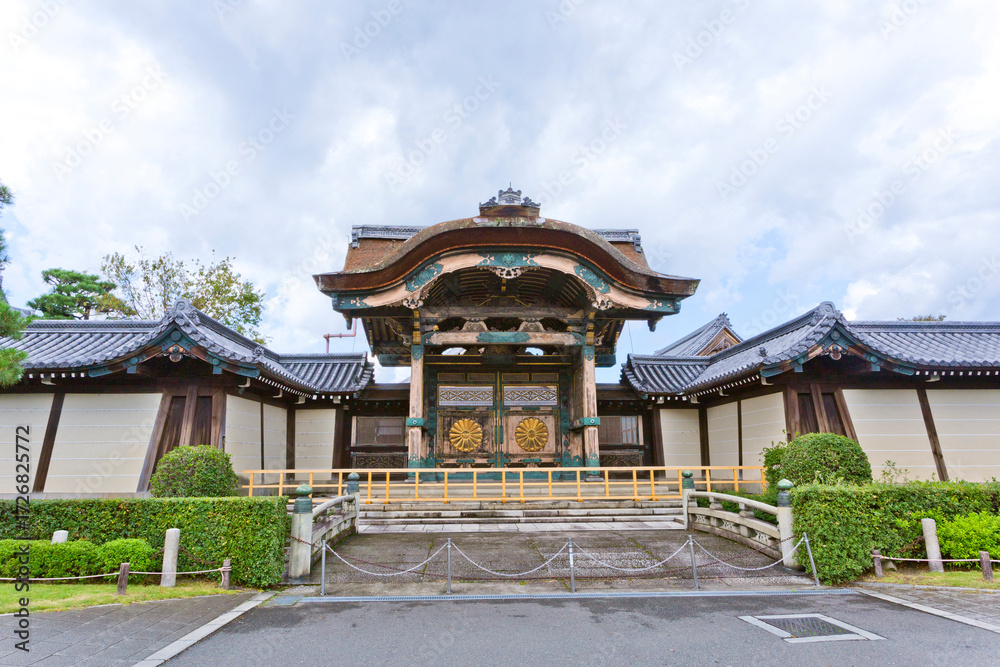 Obraz premium Higashi honganji temple in Kyoto city, Kansai, Japan.