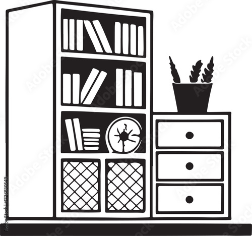 vector illustration of furniture