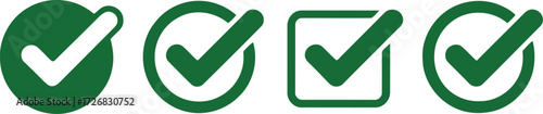 Get Your Green Checkmark Icons Here! Ready for Your Website, App, or Print Project, Perfect for Showing Approval, Completion, or Selection
