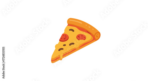 Emergency alert siren icon in red color