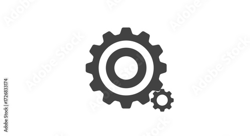 Warning sign of children crossing road ahead with silhouettes