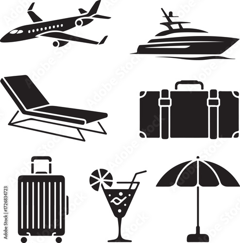 Hand drawn abstract scribble shapes and symbols collection