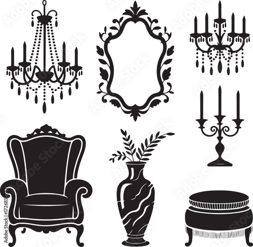 Collection of fitness equipment and a bicycle for healthy lifestyle