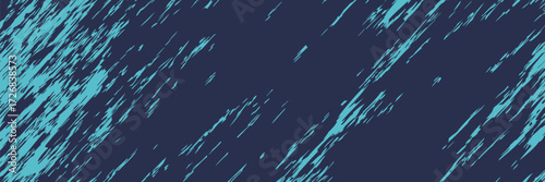 Abstract blue banner design vector, dynamic sporty horizontal background template for media promotion or web banner