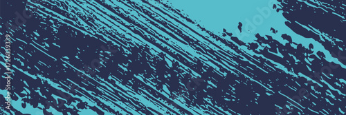 Abstract blue banner design vector, dynamic sporty horizontal background template for media promotion or web banner