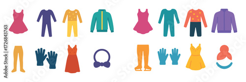 Colorful Skating Icons