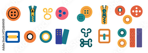 Colorful Sewing Icons
