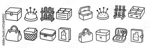 Sewing Accessories Icons