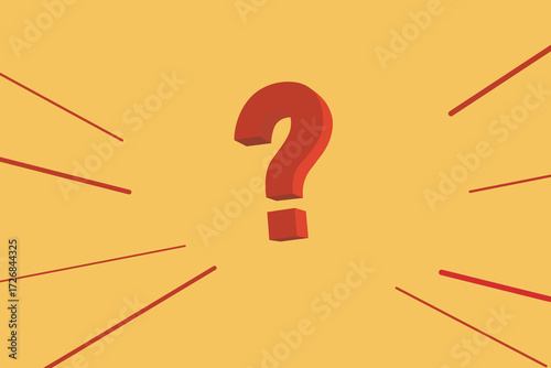 red question mark