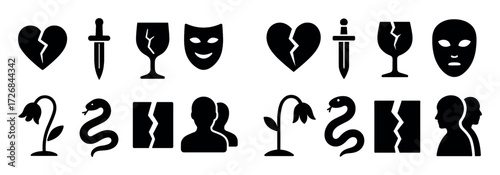 Betrayal Icon Set